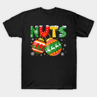 Nuts Christmas Matching Couple Chestnuts T-Shirt